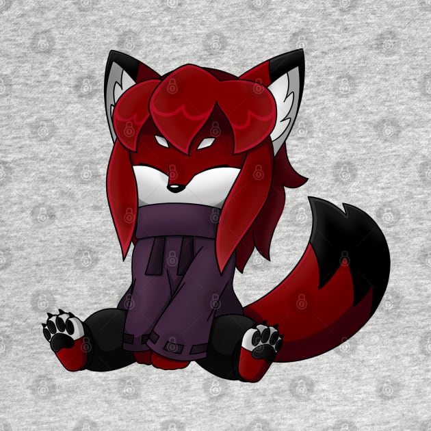 Bundled Up Rubi Chibi (no bg) by Firestorm Fox